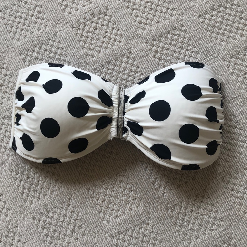 La Blanca Polka Dot Bikini Top